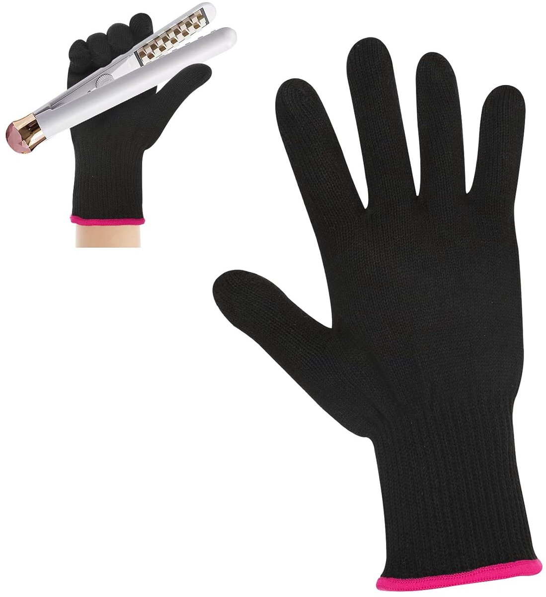 Hittebestendige handschoen voor haarstyling - Voor krultang - Hittebestendige - €12,99