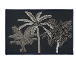 Douceur d’Intérieur Deurmat Palmboom – Zwart/Wit – 40 x 60 cm – Antislip – Voor Binnen
