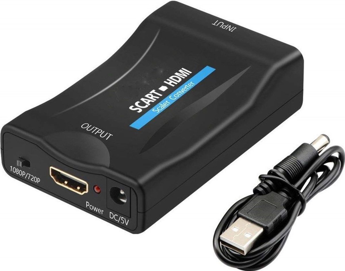 SCART naar HDMI converter 1080p