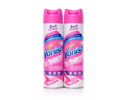 Vanish Oxi Action Tapijtreiniger - Voordeelverpakking - 2 stuks - Vlekverwijderaar - Schuim - 2X600ml