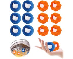 12 Pcs Lint Balls - Washing Machine Pet Hair Remover - Lint Ball voor het Verwijderen van Dierenharen en Lint in de Wasmachine