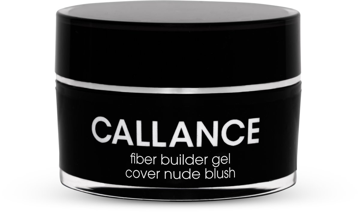 Callance Fiber Builder Gel - Cover Nude Blush, UV Builder Gel, Buildergel, 30ml - fibergel - fiber - gelnagels - gel - nagels - manicure - nagelverzorging - buildergel - covergel -nude