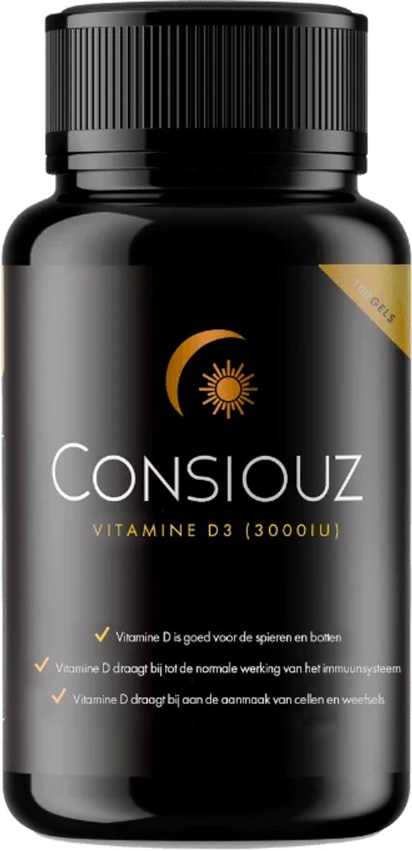Consiouz Vitamine D3 75 mcg Support – Spier, Bot & Weerstand Ondersteuning