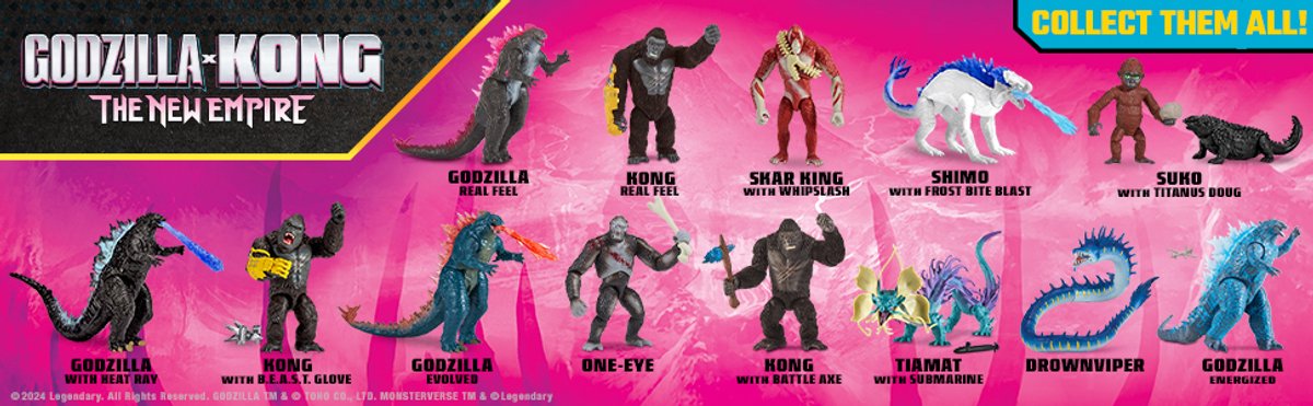 Playmates Godzilla x Kong: The New Empire Action Figure One Eye 15 cm Action Figuur — cadeau in Spellen & Speelgoed - foto 4