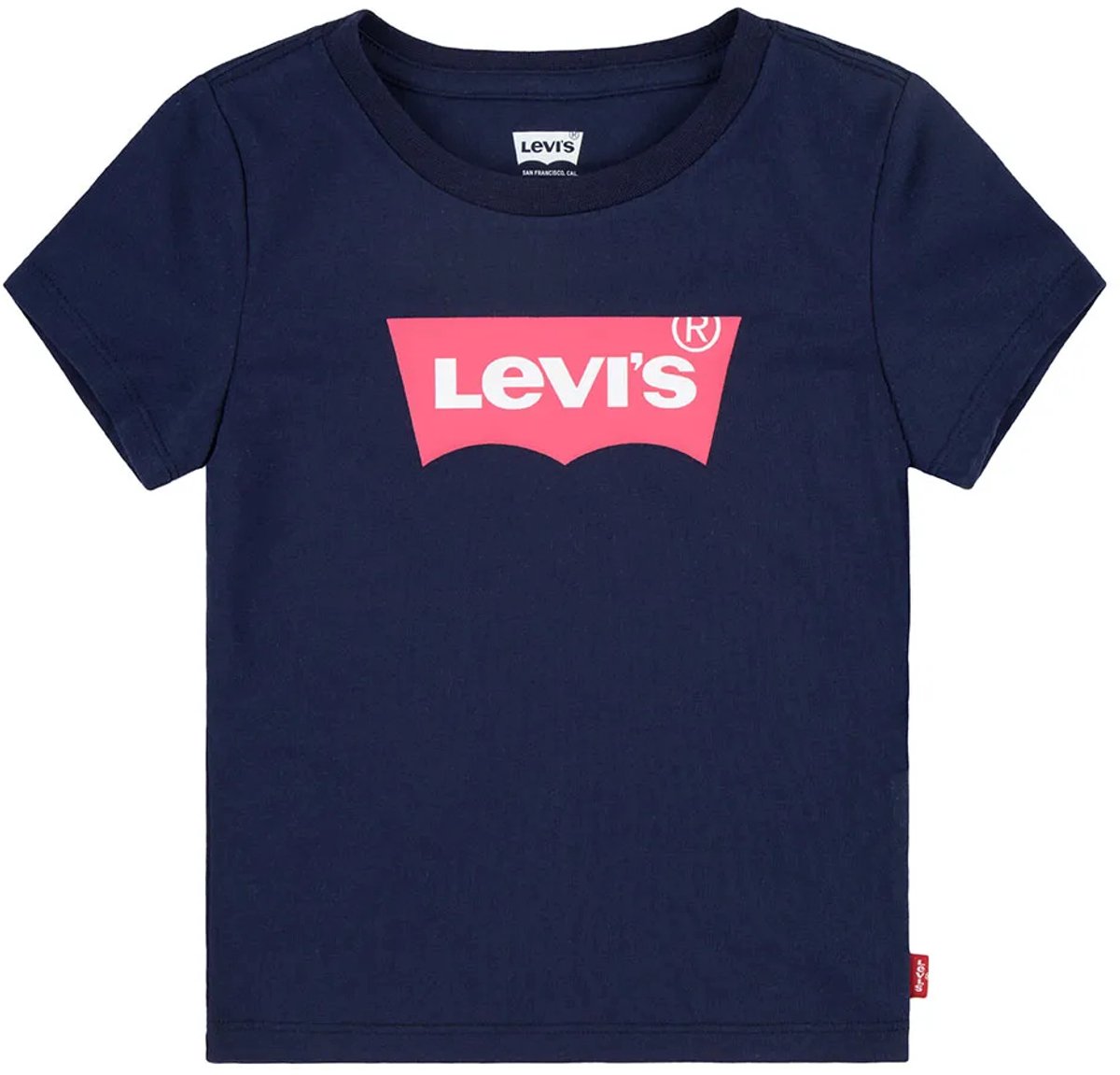 Levi´s ® Kids Batwing T-shirt Met Korte Mouwen 10 Years Jongens Meisjes Roze