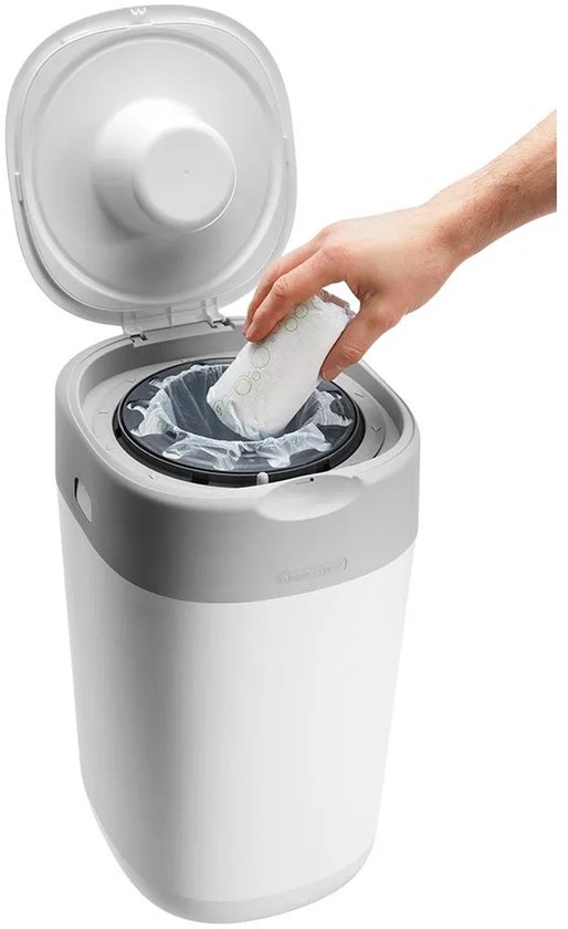 Tommee Tippee Twist & Click luieremmer starterset - 6 navullingen - wit