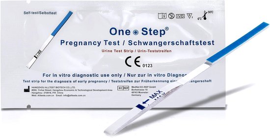 One+Step ultragevoelige Zwangerschapstest - 25 stuks - Vroege Zwangerschapstest 10 mIU/ml