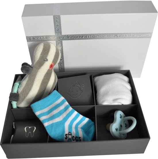 Dooky Gift 3-luik - Wit - Hand en voet afdruk - inclusief memory box van Dooky — afbeelding 2