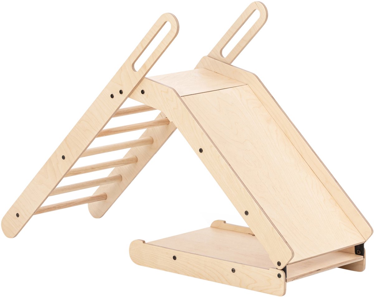 Mamatoyz Kinderglijbaan Montessori Slide Me Slide Massief Hout