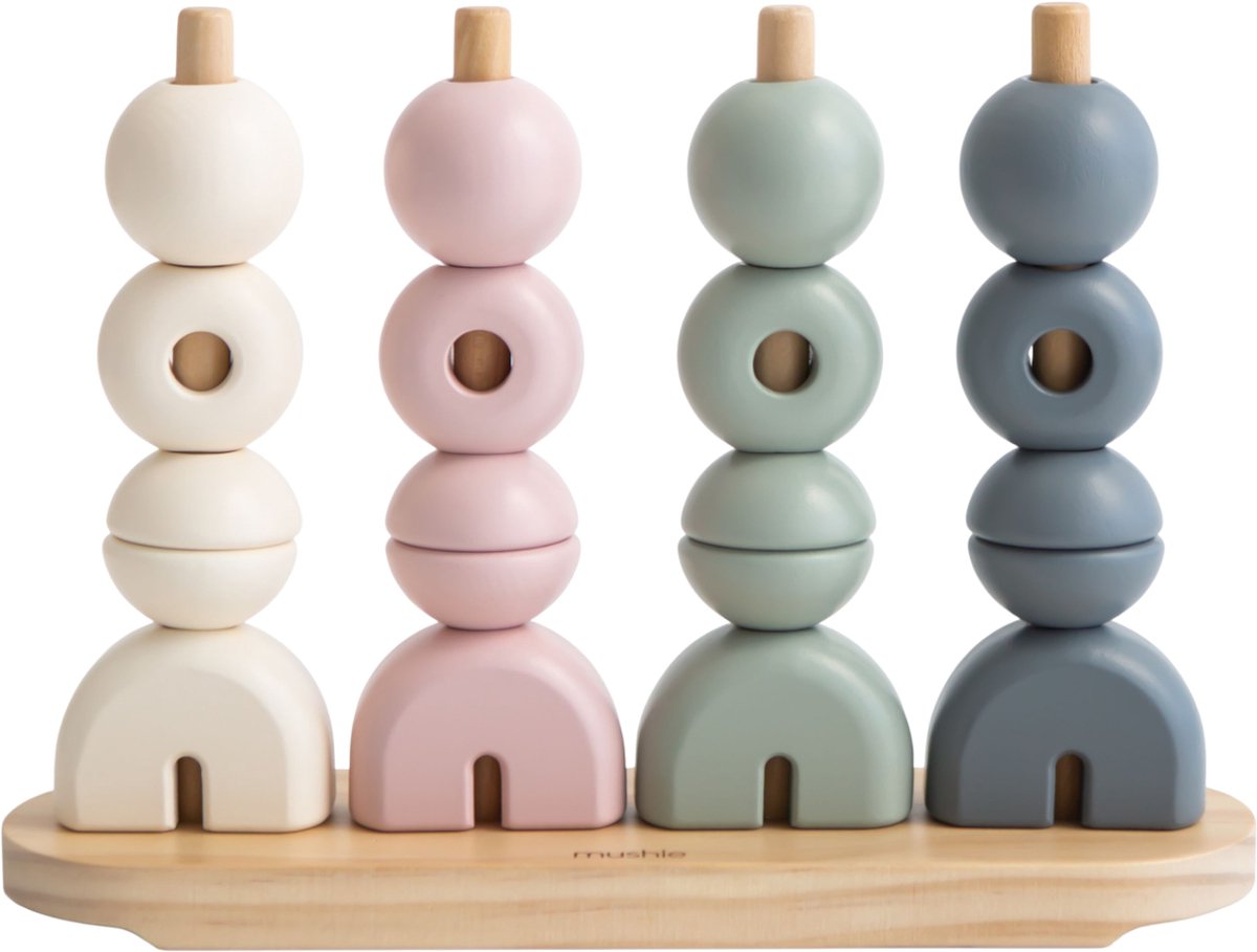 Mushie Stapeltoren - Hout