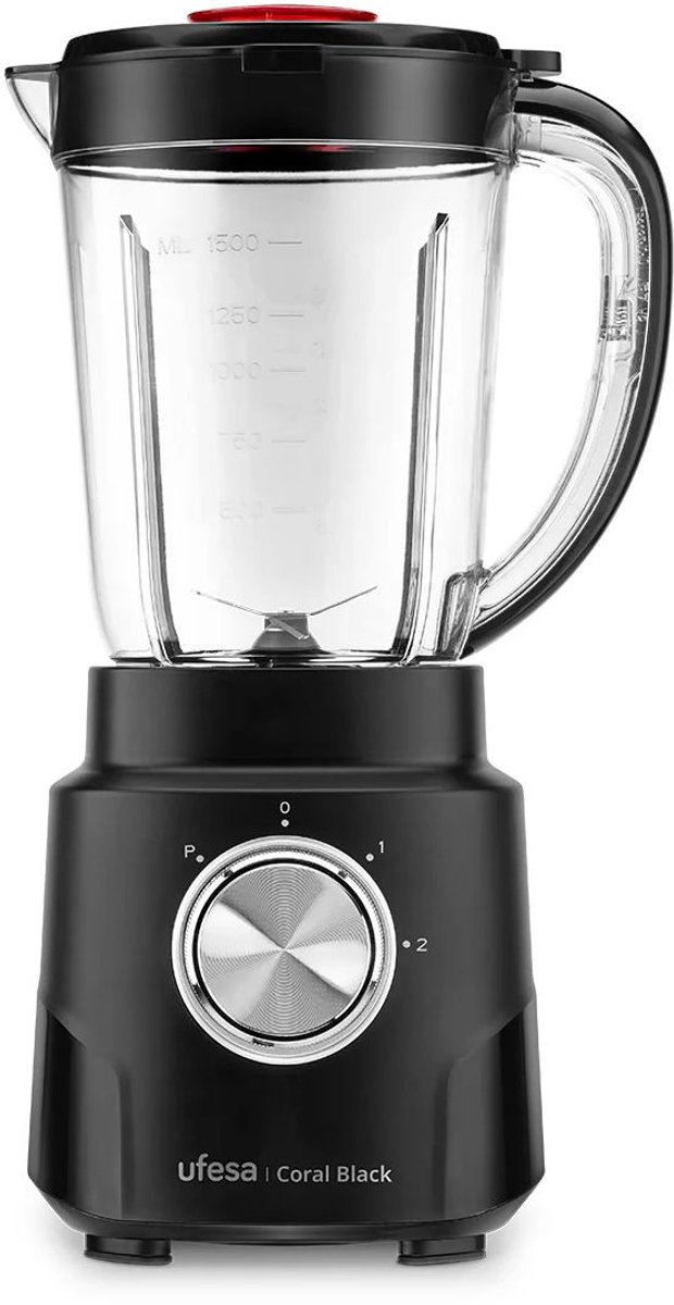 Ufesa Coral Black - Blender - 600W - 1,5 L - Zwart