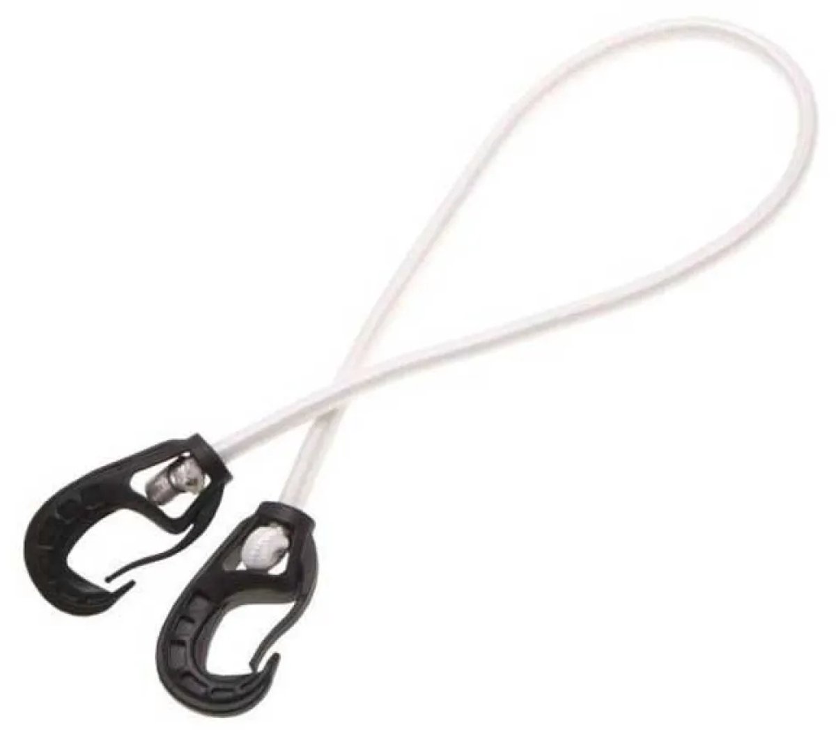 Euromarine Plastic Sandow Ocean Haak Elastisch Touw 100 Cm 2 Eenheden Transparant 10 mm