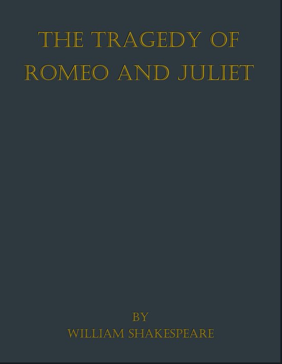 THE TRAGEDY OF ROMEO AND JULIET - cover