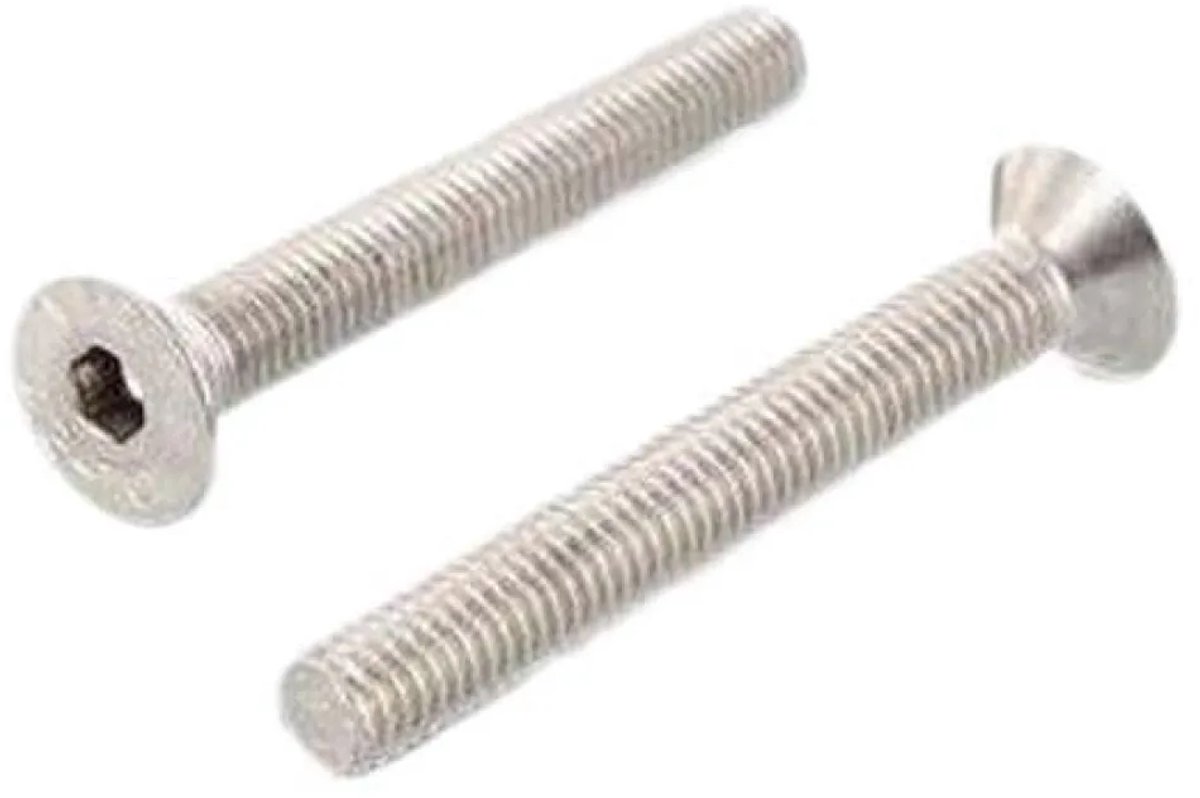 Euromarine Iso 10642 A4 M6x50 Mm Hc Verzonken Schroef 20 Eenheden Zilver