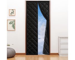 Magneet warmtewerend gordijn voor deuren, 100 x 200 cm, thermogordijn, koudebescherming, winddicht en energiebesparend, huisdiervriendelijk,