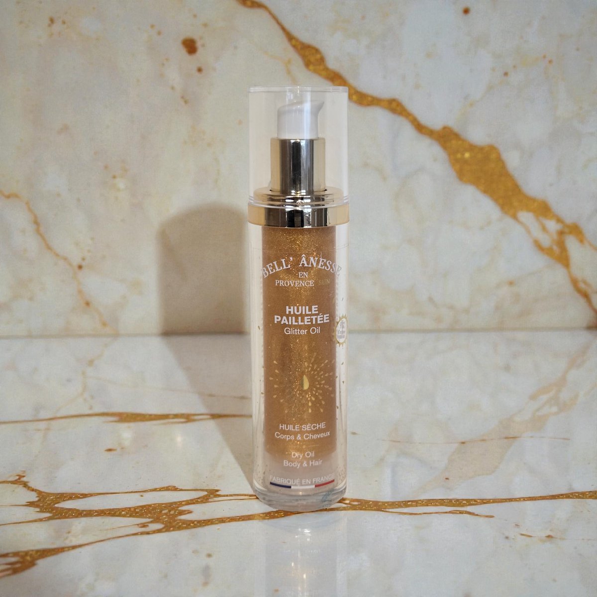 Bell Anesse olie voor huid en haar met glitter 50ml