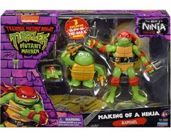 Playmates Teenage Mutant Ninja Turtles: Mutant Mayhem Action Figure 3-Pack Raphael Evolution 10 cm Action Figuur
