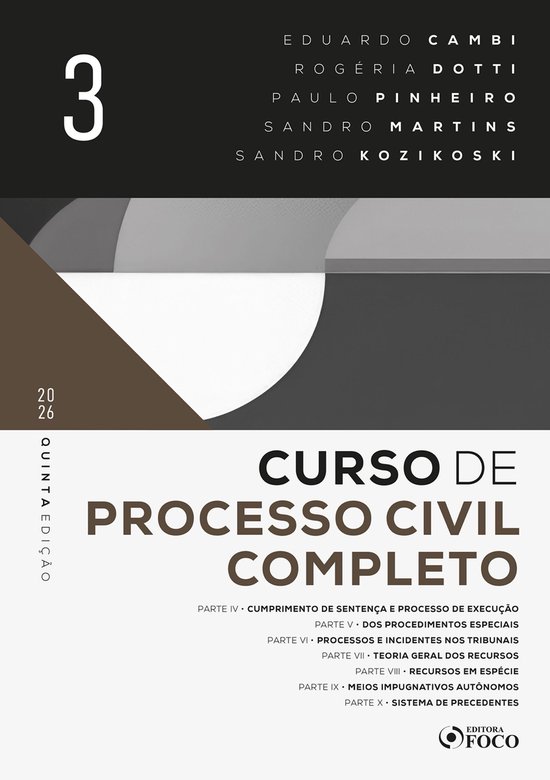 Curso de processo civil completo Volume III - cover