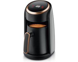 KZQ Koffiezetapparaat Met Automatische Uitschakeling BPA Vrij Tot Drie Kopjes Capaciteit Anti Overstroming Europese Stekker 110V Intelligente Kooktechnologie Zwart