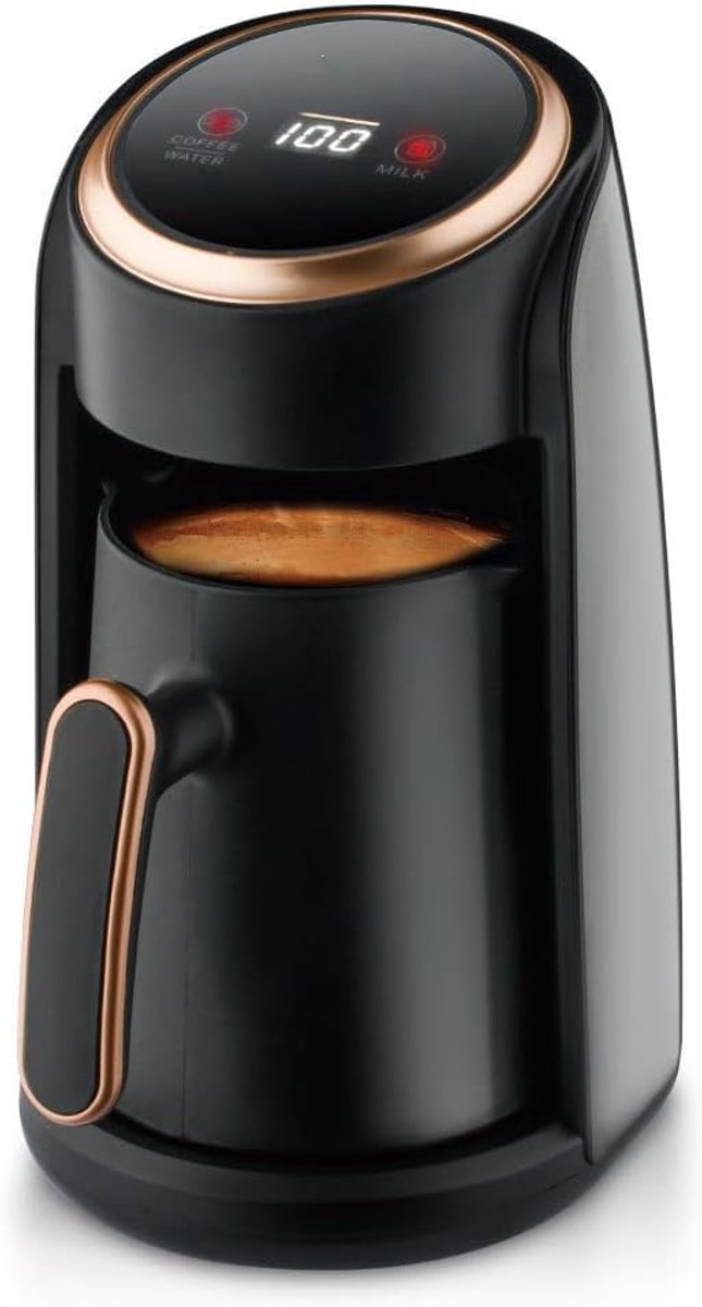 Koffiezetapparaat Met Automatische Uitschakeling BPA Vrij Tot Drie Kopjes Capaciteit Anti Overstroming Europese Stekker 110V Intelligente Kooktechnologie Zwart