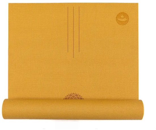 Yogamat - Chakra - Geel - Yellow - Meditatie - Yoga - Zen - Flow - Design - Chakralign - Anti Slip - Gymnastiek Mat - Yoga Nidra van Merkloos — afbeelding 2