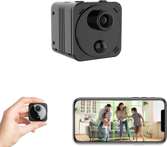 Miniatuur spionagecamera, wifi, 1080p, intelligente bewakingscamera met