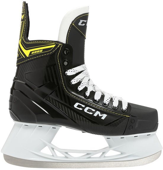 CCM Patinage - Taille 45.5 - Homme - noir - blanc - jaune - argent