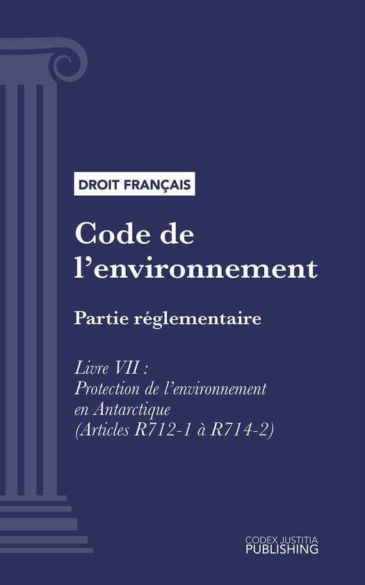 Code de l'environnement - cover