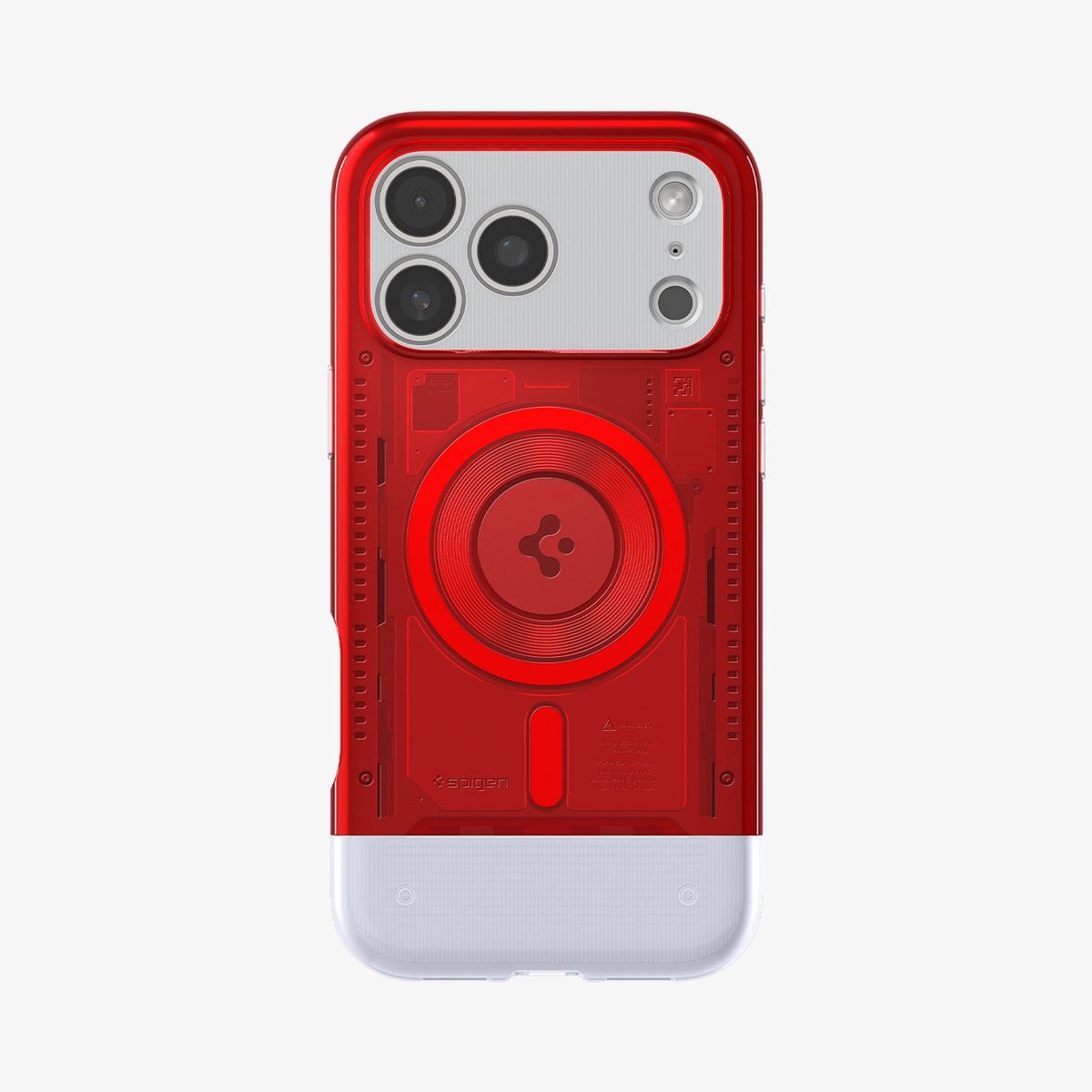 Spigen Classic C1 (MagFit) mobiele telefoon behuizingen 17,5 cm (6.9") Hoes Rood