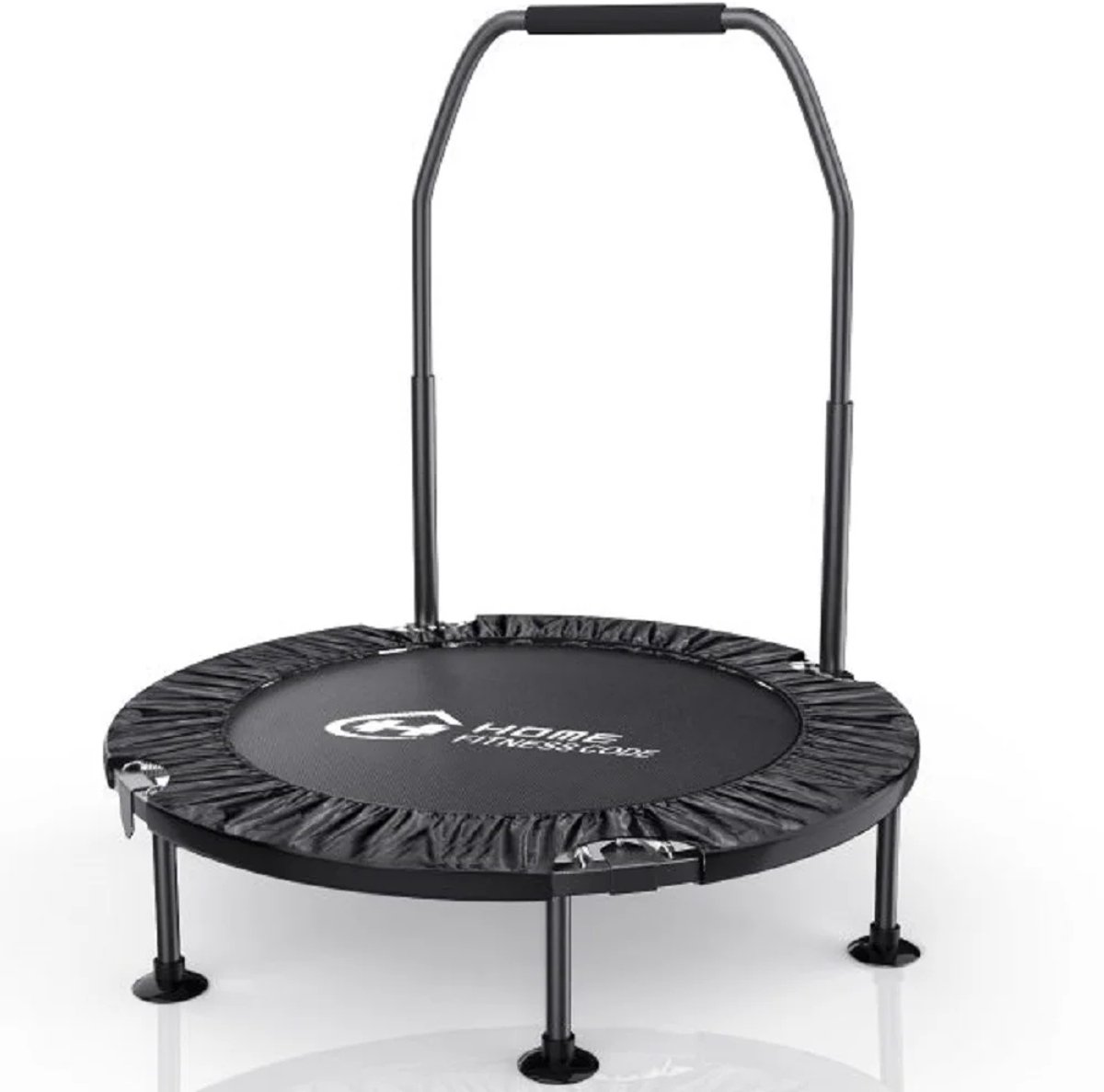 Benelux Select Fitness Trampoline – Trampoline Fitness – Trampoline Fitness Opvouwbaar - Tot 150kg – 114 x 114 x 117-132 cm