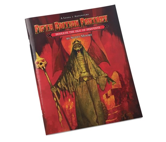 Fifth Edition Fantasy #28: Beneath the Isle of the Serpents - cover