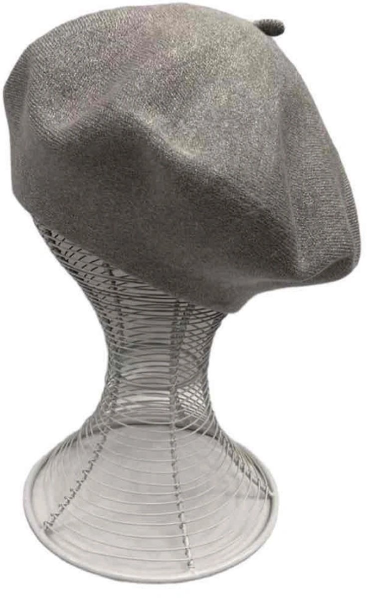 Winter - Baret - Dames - One Size - Grijs - Hoofdmode