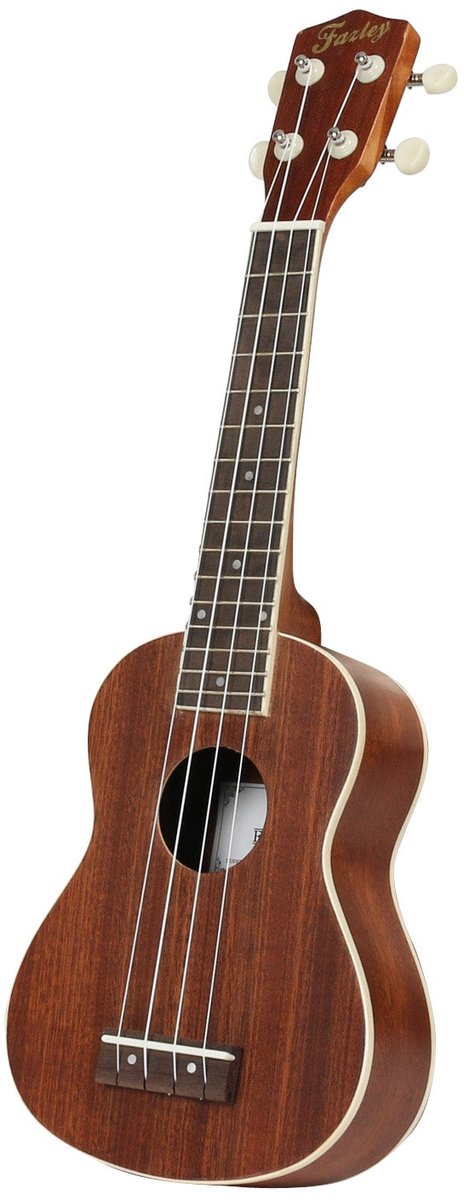 Fazley K21-W sopraan ukelele naturel