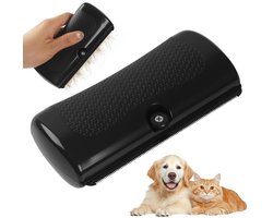 EXCITAT Kammen - Ontharingsborstels - Kunststof kammen - Huisdierborstels - Geschikt voor katten, honden, paarden, konijnen - Zwart