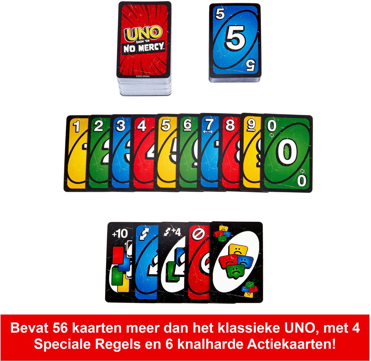 Mattel Games UNO Toon Geen Genade - UNO No Mercy - Kaartspel — afbeelding 11