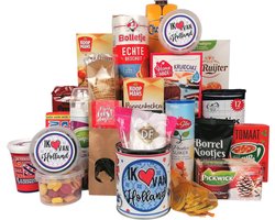 Kerstpakket - Ik hou van Holland - Kerstpakket vol heerlijke Hollandse lekkernijen!! - pakket XL