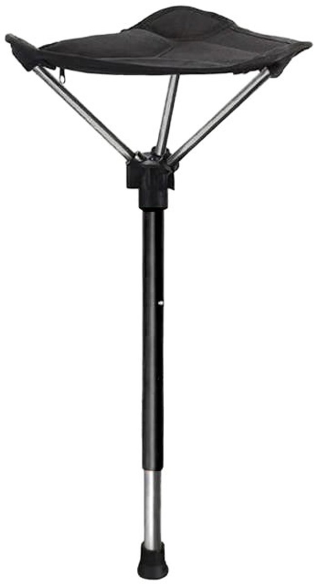 Opvouwbare kruk, driepootkruk, draagbare opvouwbare kruk, telescopische kruk (60-79 cm), d