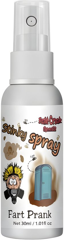 Maness - Spray à pets - Le spray puant ultime - Spray caca - Bombe à pets - Bombe puante - Farce - Cadeaux rigolos - Pour Enfants de 14 ans et plus et Adultes - Articles de farce - Caca - Blague