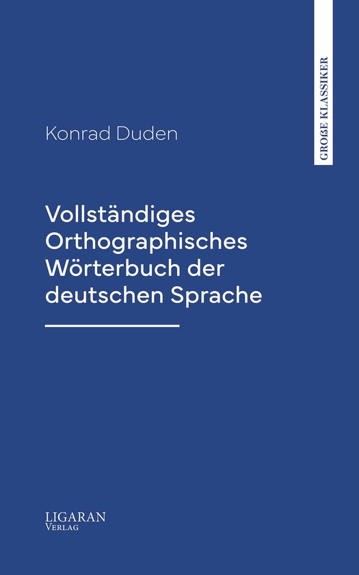 Vollständiges Orthographisches Wörterbuch der deutschen Sp ... - cover