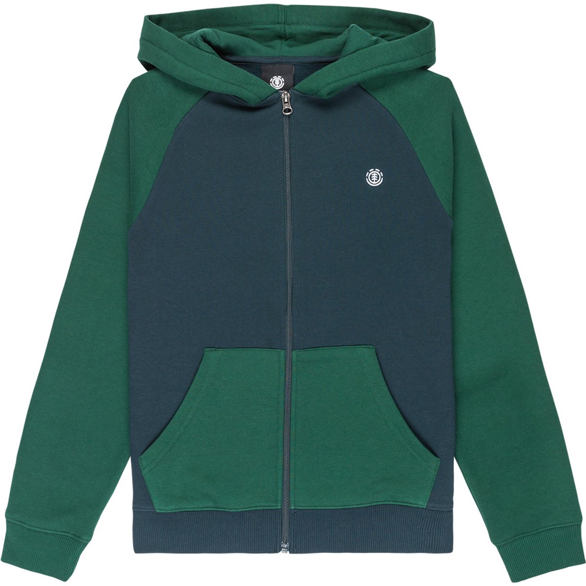 Element Icon Embroidery 2tone Sweatshirt Met Rits 14 Years Jongens Magical Forest