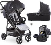 Hauck Rapid 4S Plus Trioset Kinderwagen - Caviar/Silver