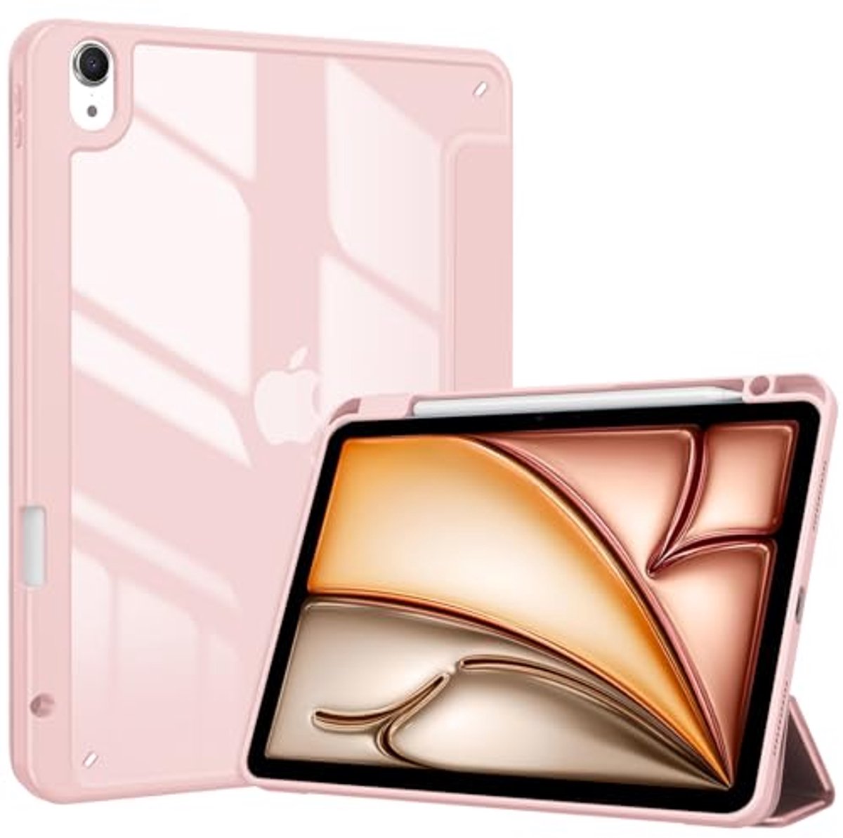 iPad Hoes met Penhouder - Roze Antidrop Beschermhoes