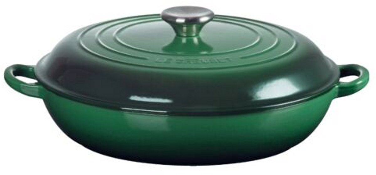 Le Creuset Braadpan Campagnard - Ø30 CM - Gietijzer - Cactus