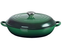 Le Creuset Braadpan Campagnard - Ø30 CM - Gietijzer - Cactus