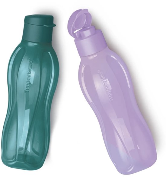 Tupperware Eco bouteille 750 ml Bouchon clic (set)