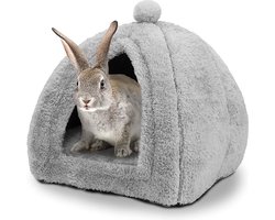 Konijnenhok-Grijs-1 stuk-34*34*36cm-Voor konijn cavia fret-Konijnenhokken-Voor binnen-Knaagdieren Kooi - Knaagdierhuis