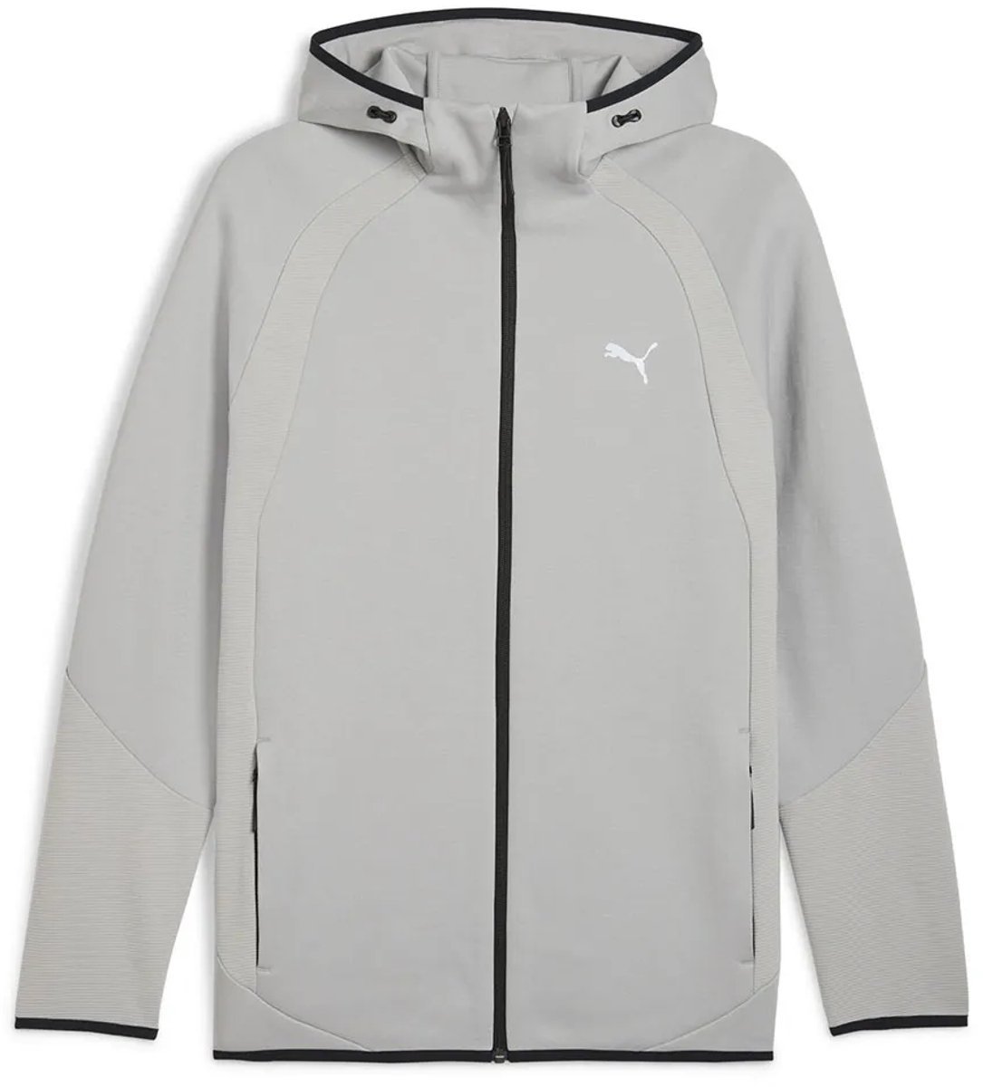 Puma Evostripe Fz Hoodie Dk Sportswear Volwassen Grijs