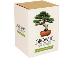 Bonsai Starters Kit - Met Uitgebreide Instructies - Bonsai Zaden Kit - Binnen Boompje Kweken - Kamerplanten - Kweekset Kerstcadeau - 5 Kweekpotten
