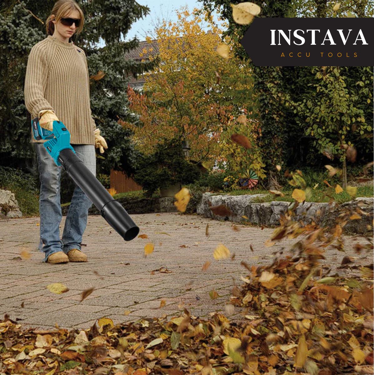 Instava Accu Bladblazer 2-in-1 – 1x 5.0Ah – 200 km/h – 5 Snelheden – Compatibel met Makita LXT 18V – foto 6
