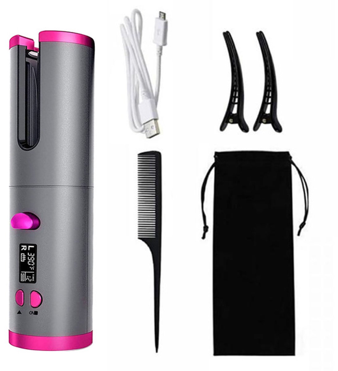 Elektrische, volledig automatische krultang, draadloze - Elektrische, - €38,99